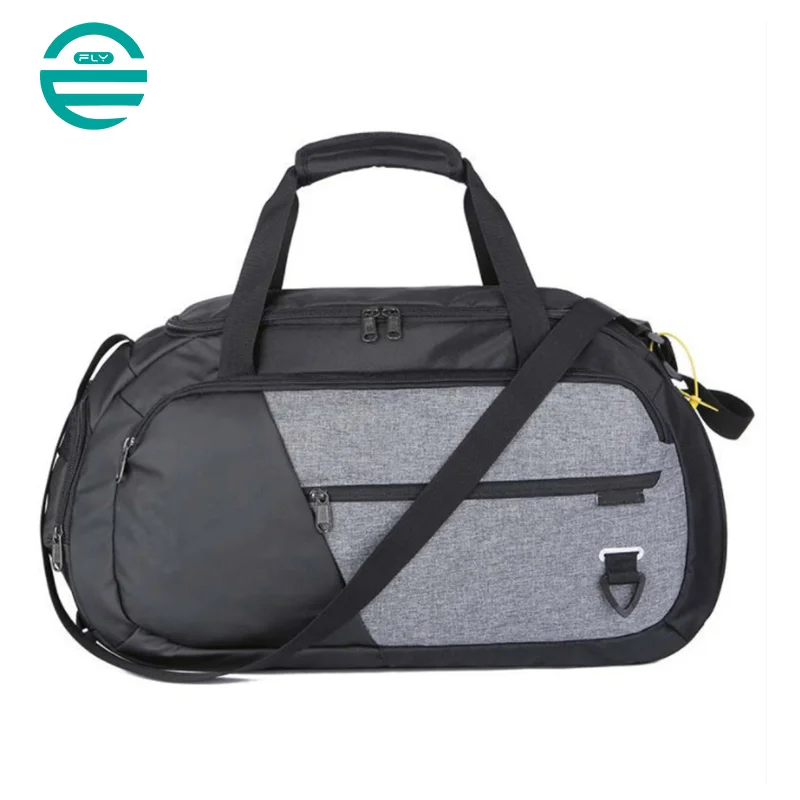 Guangzhou Fuliya Industry Co.,Ltd C-81090 Large-capacity sports travel gym bag, water-resistant, multi-layer storage, shoe compartment, dual zipper, adjustable strap, and side mesh pocket - for gym, travel, and business trips.